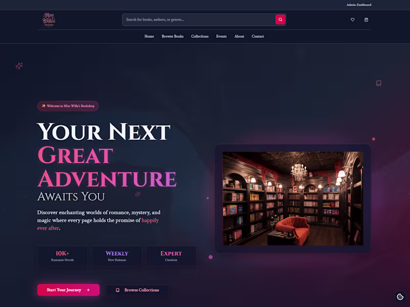 Cover image for Miss Willas Bookstore