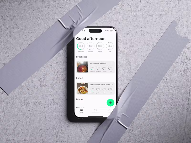 Cover image for Mobile & web app: AI Nutrition Tracker