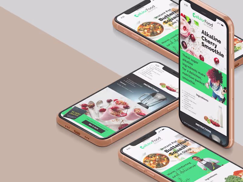 Cover image for Email and Facebook Ads Campaign for Cellular Food Solutions