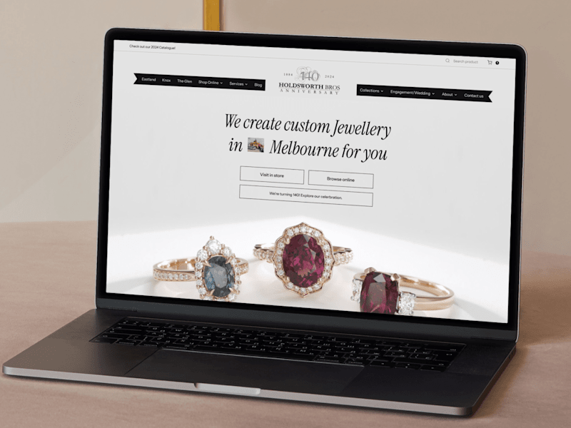 Cover image for Jewellery website design