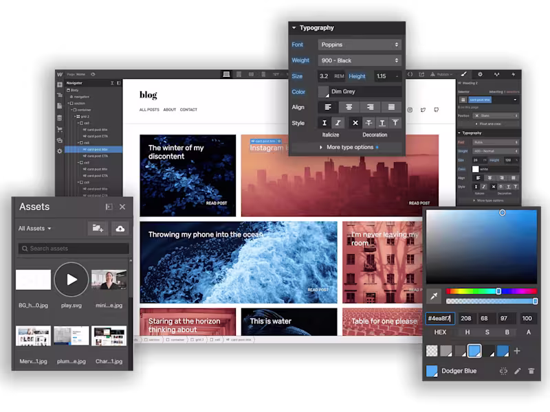 Cover image for I develop your Webflow Website 100$/page