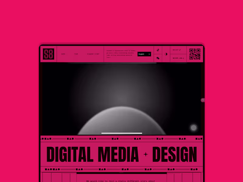 Cover image for Design and develop a website for Digital Media Design program
