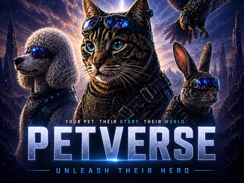Cover image for Transform Your Pet Into a Cinematic Icon with PetVerse!