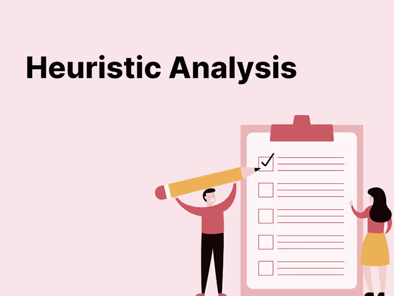 Cover image for Heuristic Evaluation for your app/website