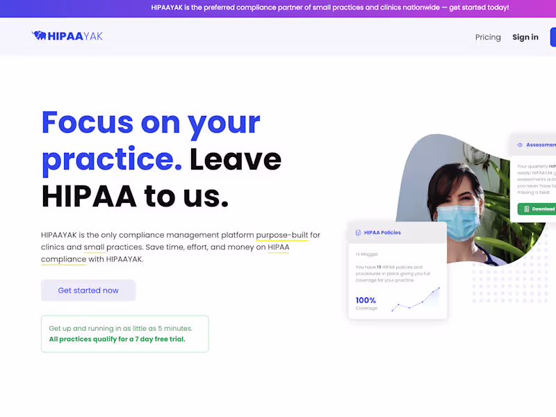 Cover image for Focus on your practice.