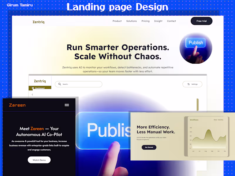 Cover image for Landing Page Design