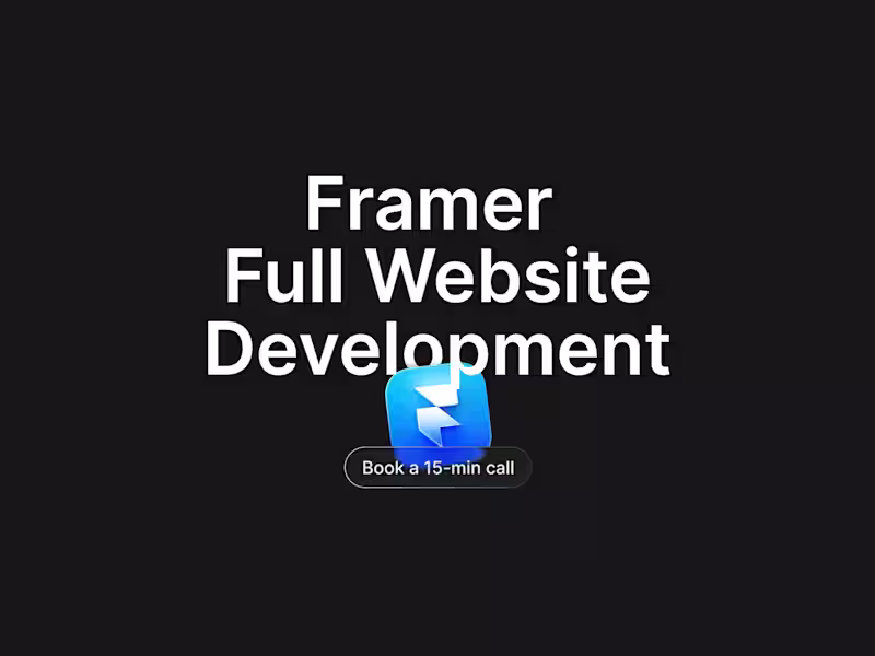 Cover image for Framer Development