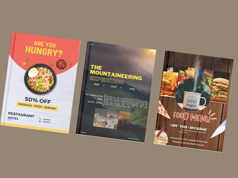 Cover image for Designing a flyer for clients.