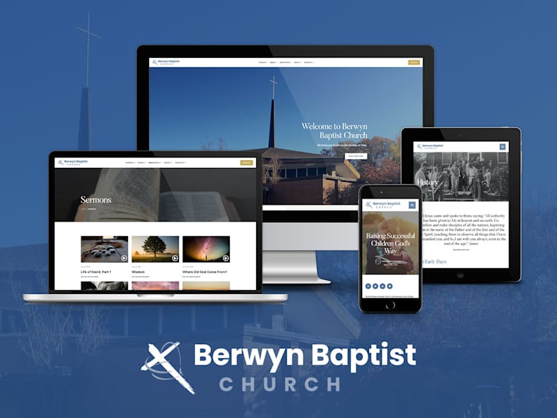 Cover image for Web Design & Wordpress Development for Berwyn Baptist Church