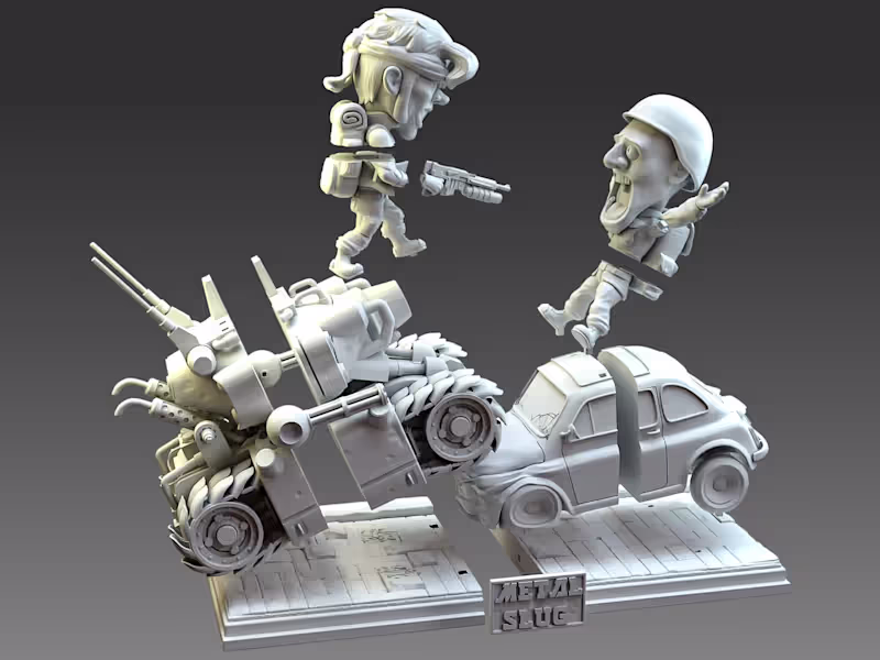 Cover image for I will model 3d character and 3d sculpting for 3d printing