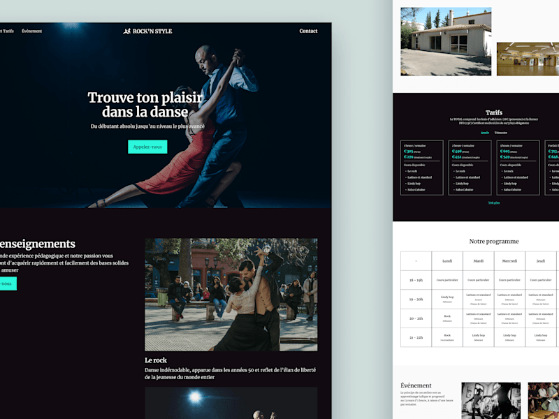 Cover image for Landing page / website design in Figma