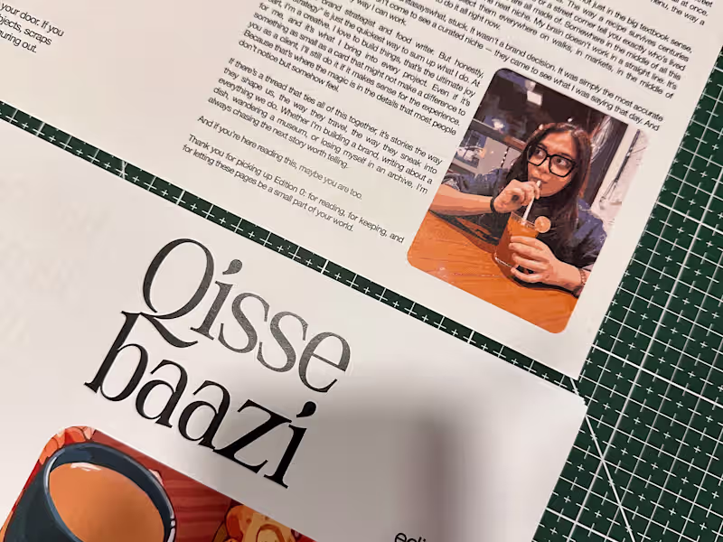Cover image for Food Zine Design