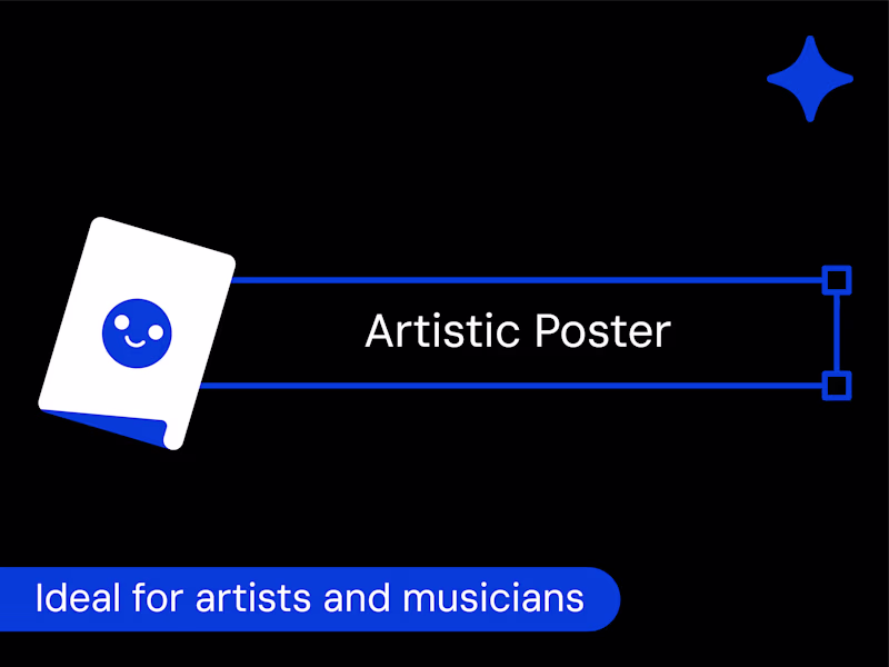 Cover image for Artistic poster design