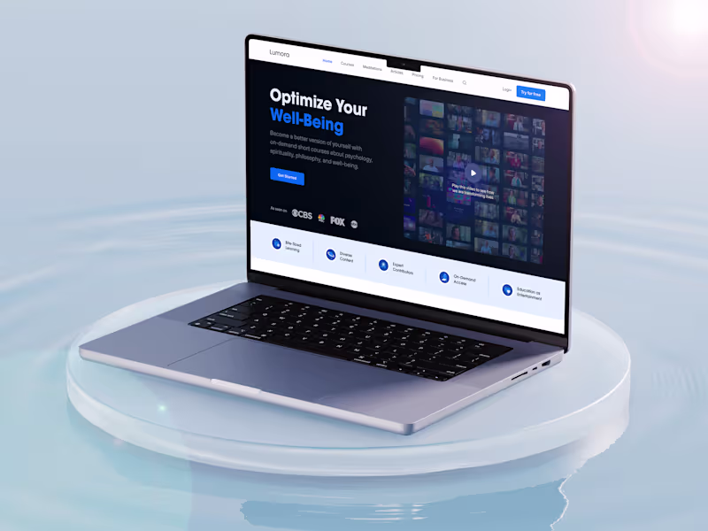 Cover image for Lumora: A Mental Wellness & Mindfulness Learning Platform