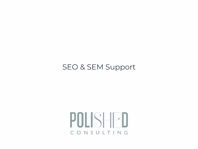 Cover image for SEO AND SEM SUPPORT