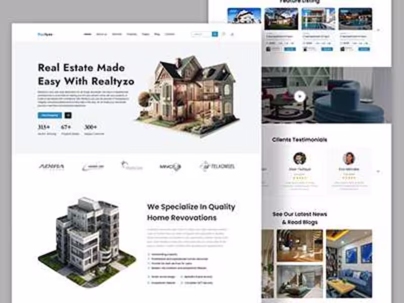 Cover image for Real Estate Website Development