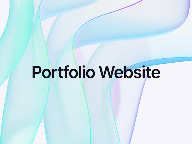 Cover image for A responsive portfolio website built using modern tools