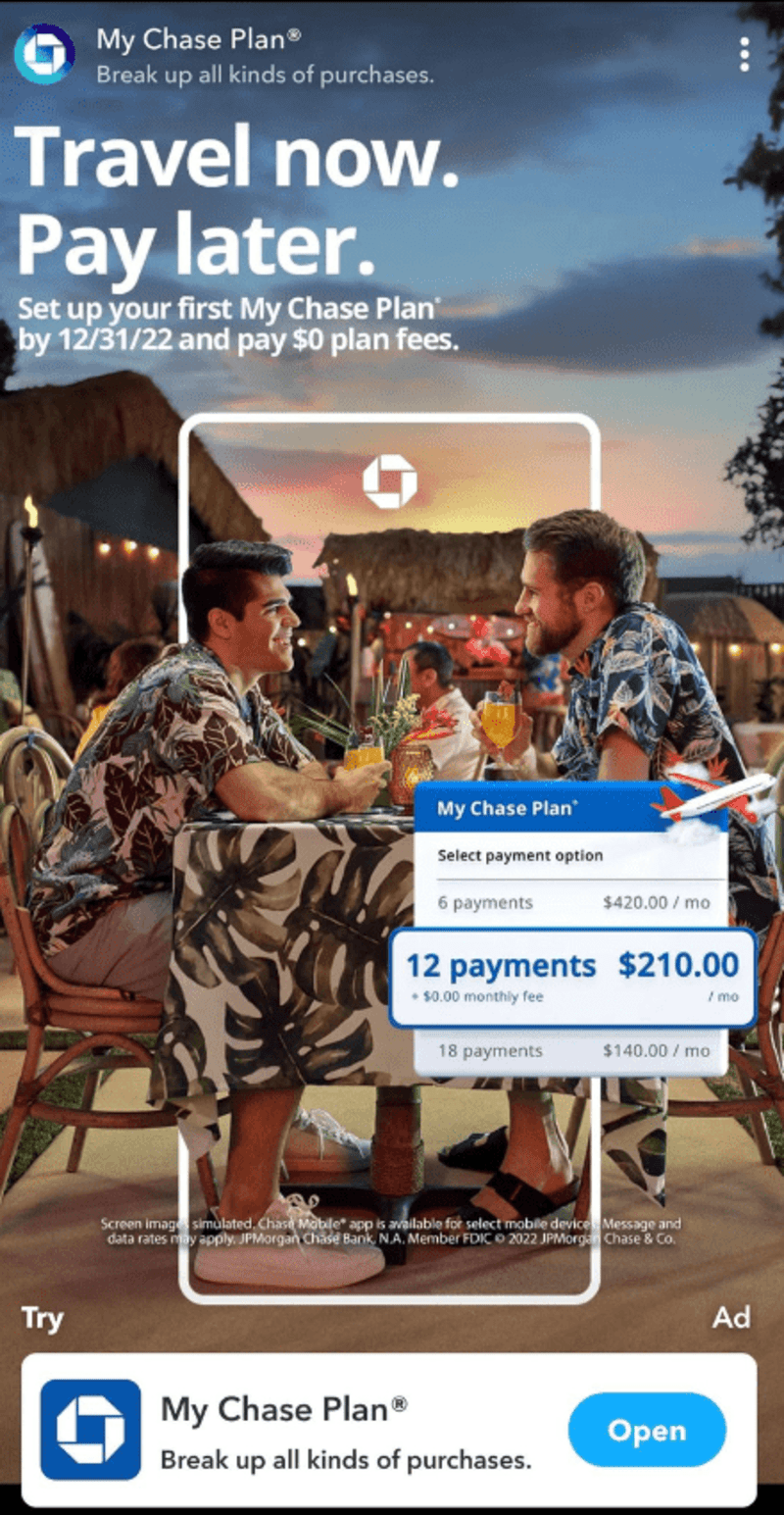 Cover image for My Chase Plan® · Paid Media 