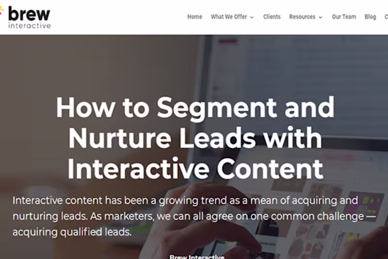 Cover image for How to Segment and Nurture Leads with Interactive Content