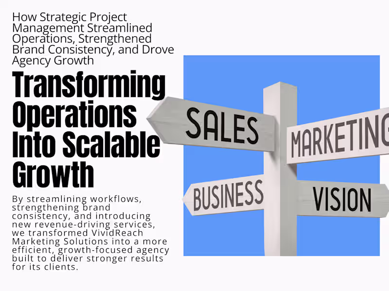 Cover image for Joining VividReach Marketing Solutions as