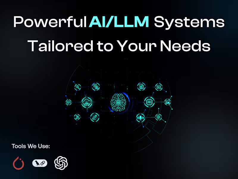 Cover image for End-to-End Custom AI & LLM Development Services