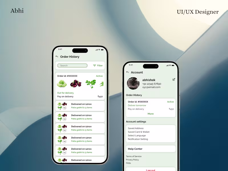 Cover image for Mobile app UI/UX Design