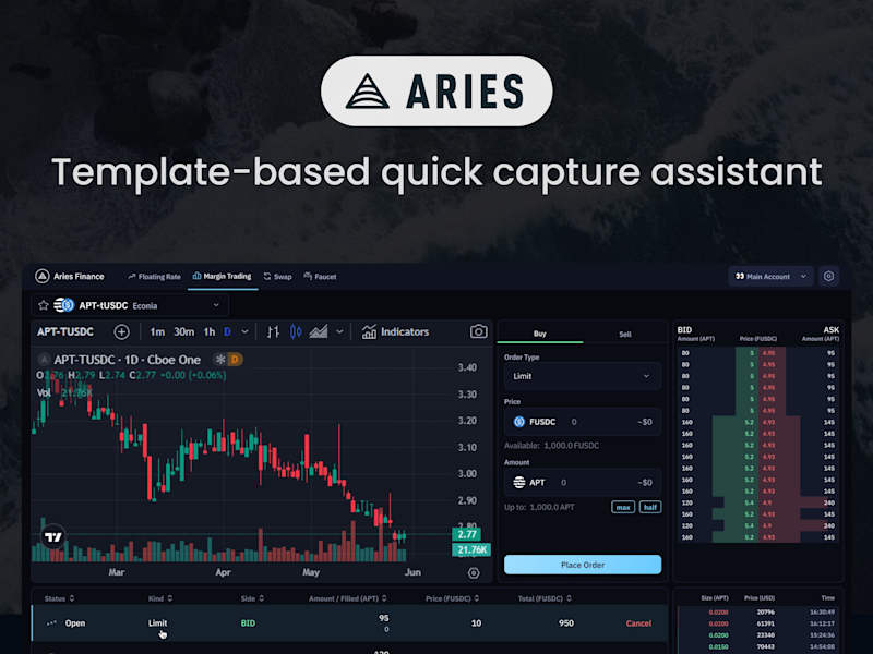 Cover image for Aries Finance | Pioneer Aptos-Based DeFi Protocol