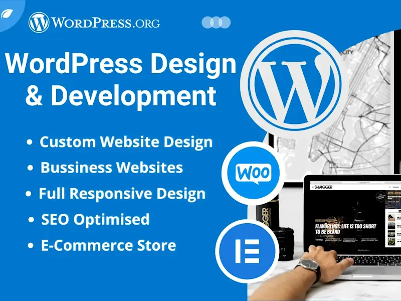 Cover image for Professional WordPress website design and ecommerce website