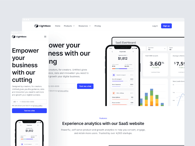 Cover image for Case Study Designing a SaaS Website