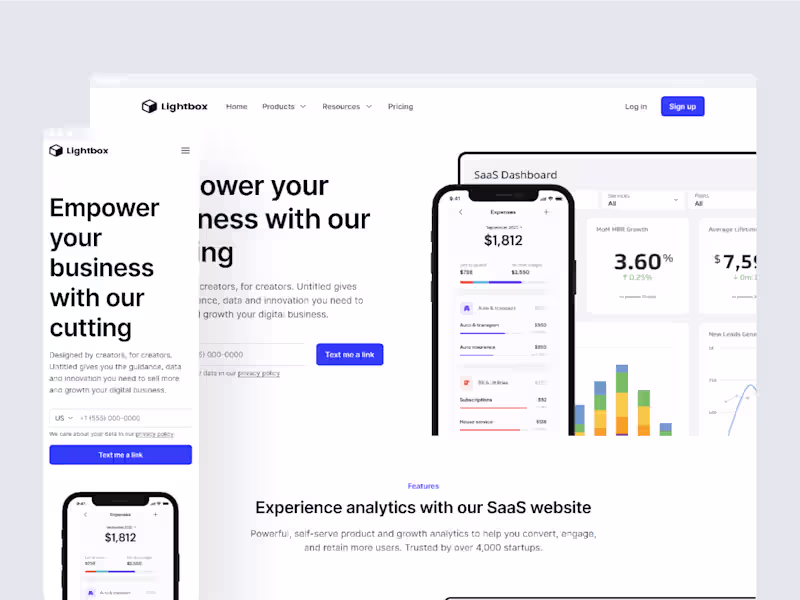 Cover image for Case Study Designing a SaaS Website