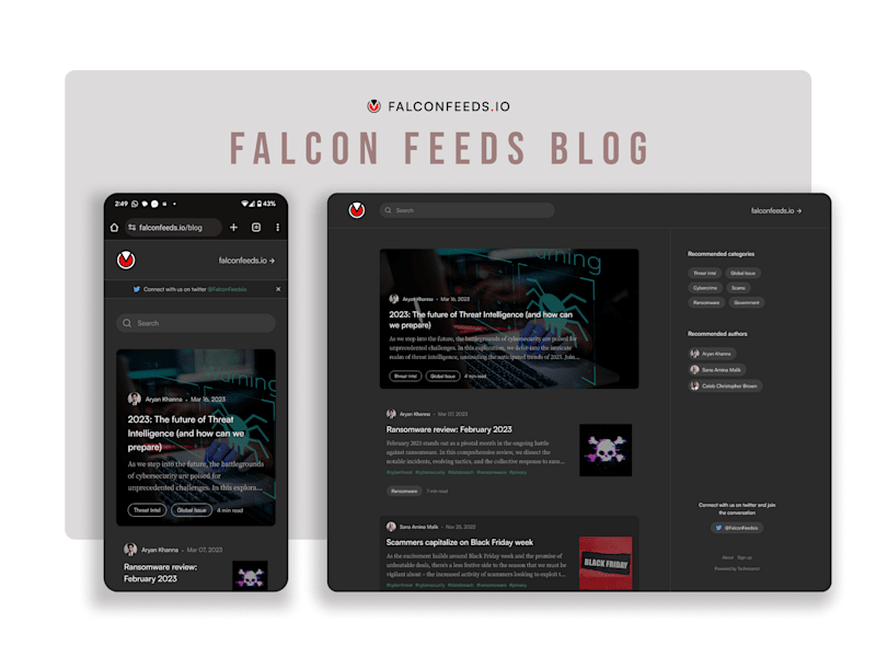 Cover image for FalconFeeds Blog