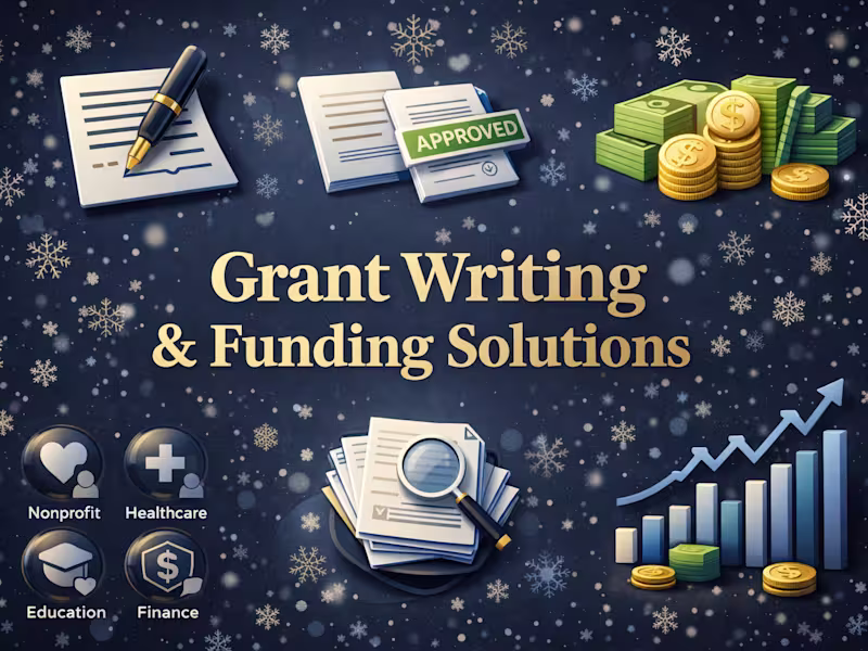 Cover image for Win Funding: Professional Grant Writing & Proposal Services