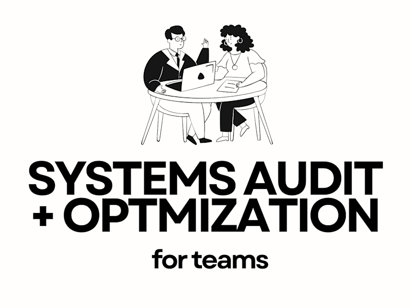 Cover image for Systems Audit + Optimization for Teams