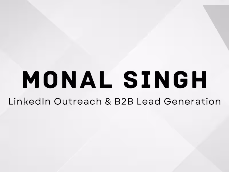 Cover image for LinkedIn Lead Generation & Outreach | SDR & Business Development