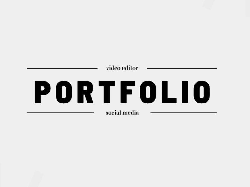 Cover image for Portfolio: Social Media Expert and Video Editor.
