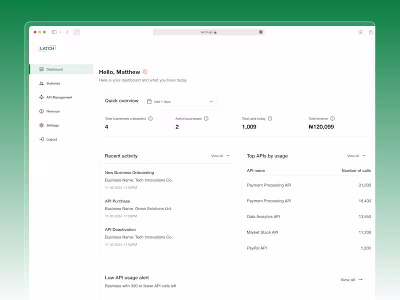 Cover image for Simplifying API Management & Dynamic Pricing for Latch