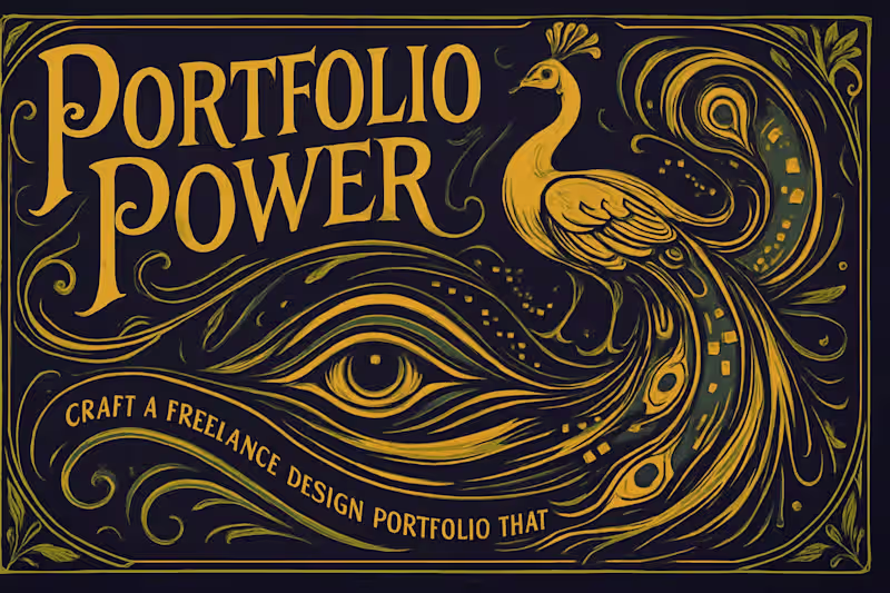Cover image for Portfolio Power: Craft a Freelance Design Portfolio That Wins Clients
