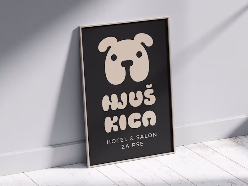 Cover image for Logo and Illustrations for NJUŠKICA Pet Hotel & Salon