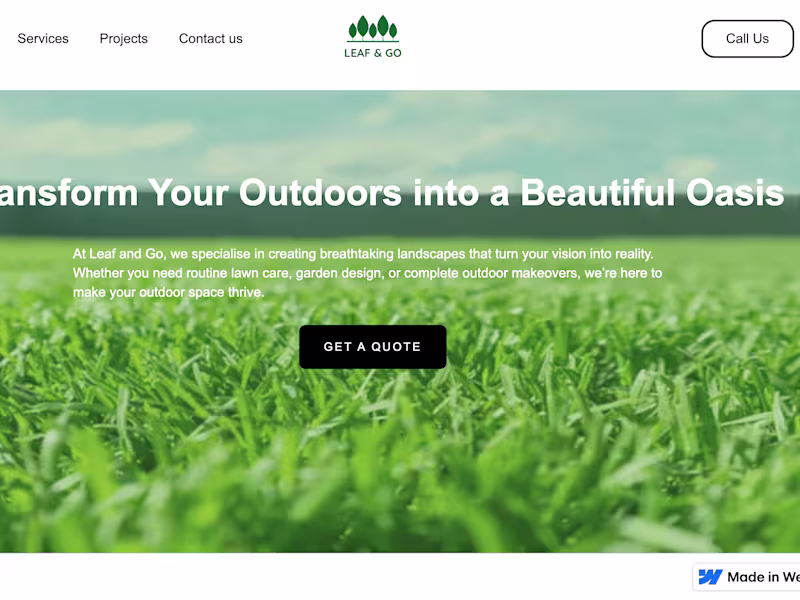 Cover image for Leaf&Go