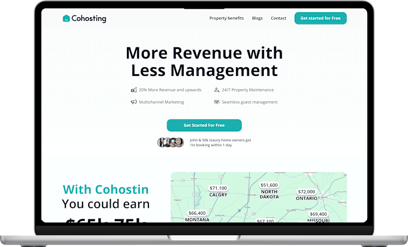 Cover image for Redesigning Co-hosting for trust, conversions & better visuals