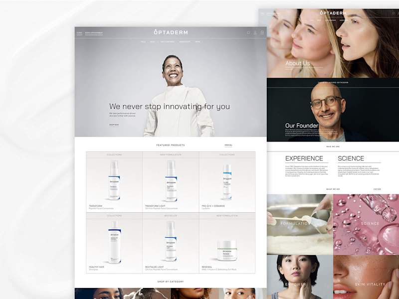 Cover image for Optaderm - Bespoke BigCommerce E-com + Lightspeed Retail