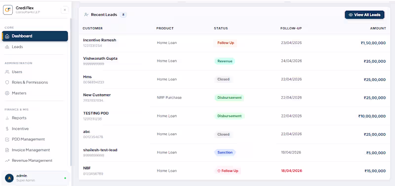 Cover image for CRM, ERP & Lead Management System Builder