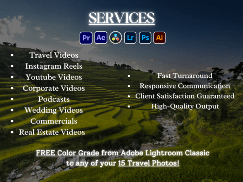 Cover image for Cinematic Travel Video Editing