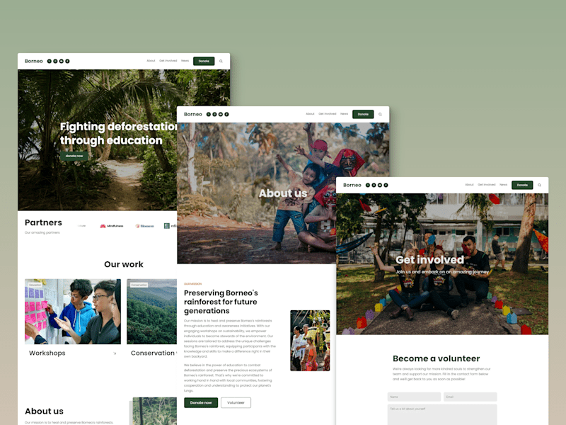 Cover image for Borneo Framer Template