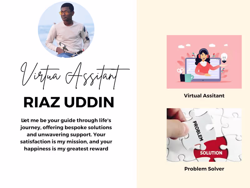 Cover image for Experienced person a assistant.