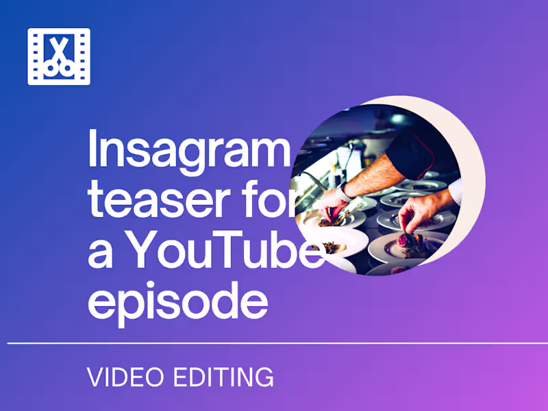 Cover image for Teaser for a YouTube episode