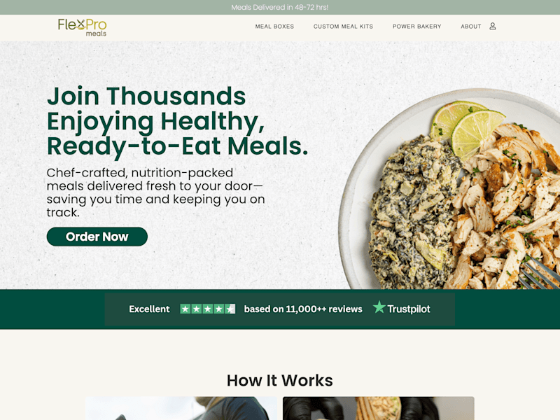 Cover image for Rockstar Meal Planning website