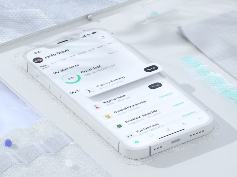 Cover image for Healher – an app with personalized health plans