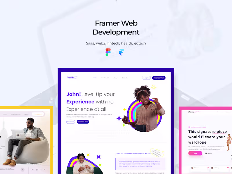 Cover image for Framer Web development