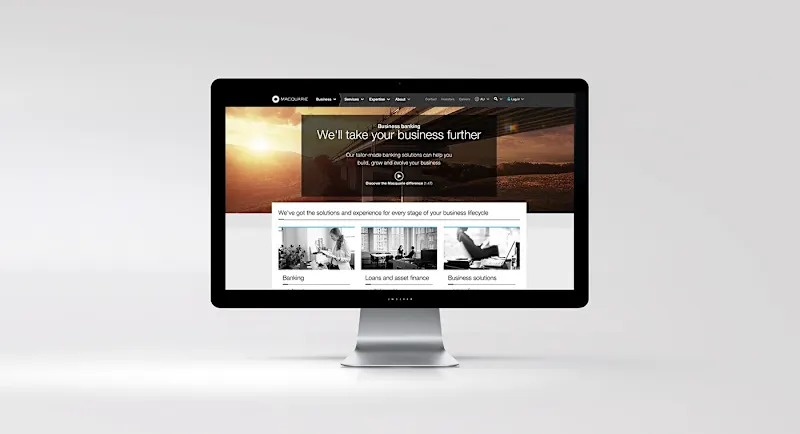 Cover image for Macquarie Group Limited. IA. CX. UX. UI #professional